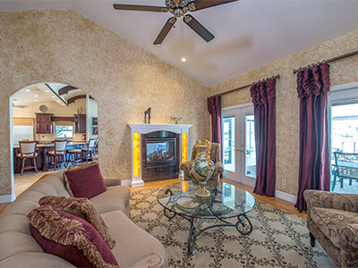 Living, Family & Bedrooms